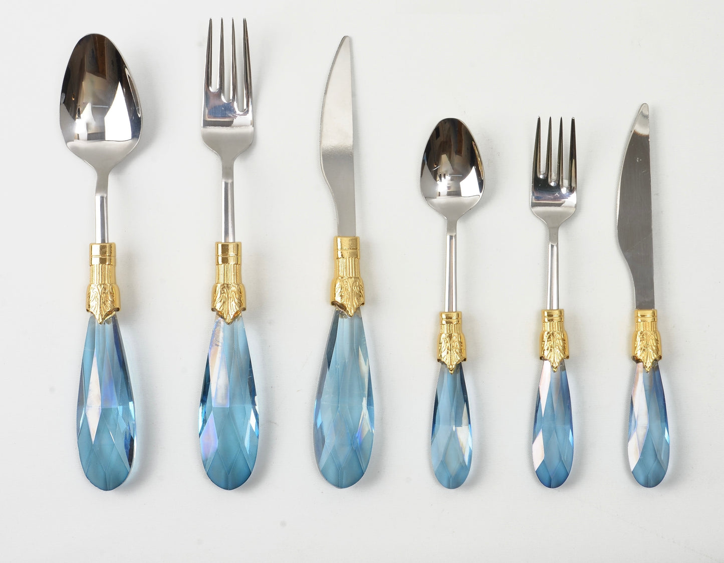 Приборы Кристалл 36 предметов (по 6 шт)