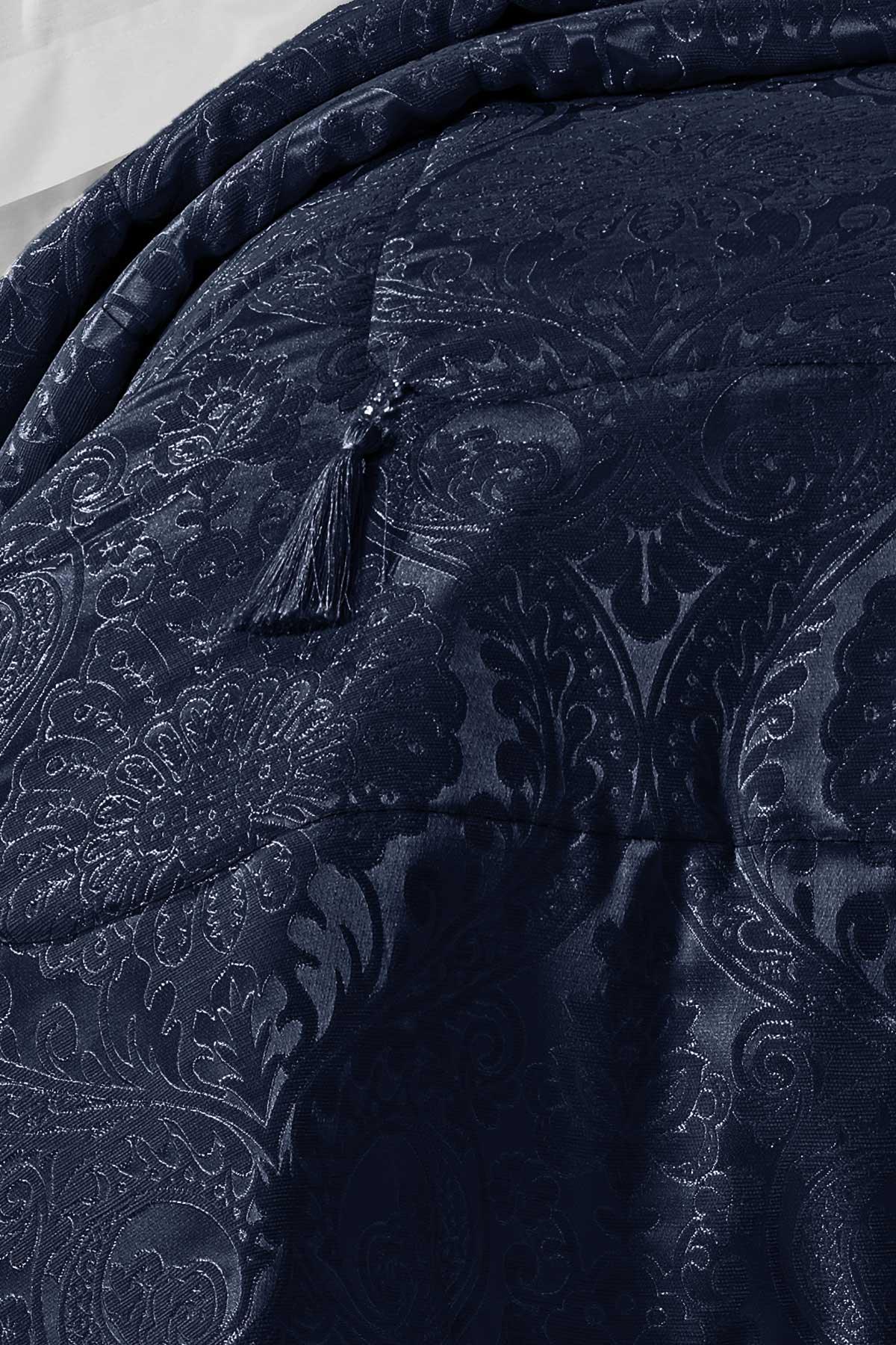 Комплект покрывала с двойным наполнителем Enora Navy Blue