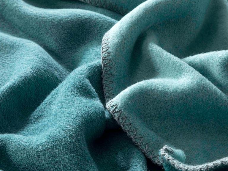 Однотонное хлопковое одеяло King Size 220x240 см Celedon-mint