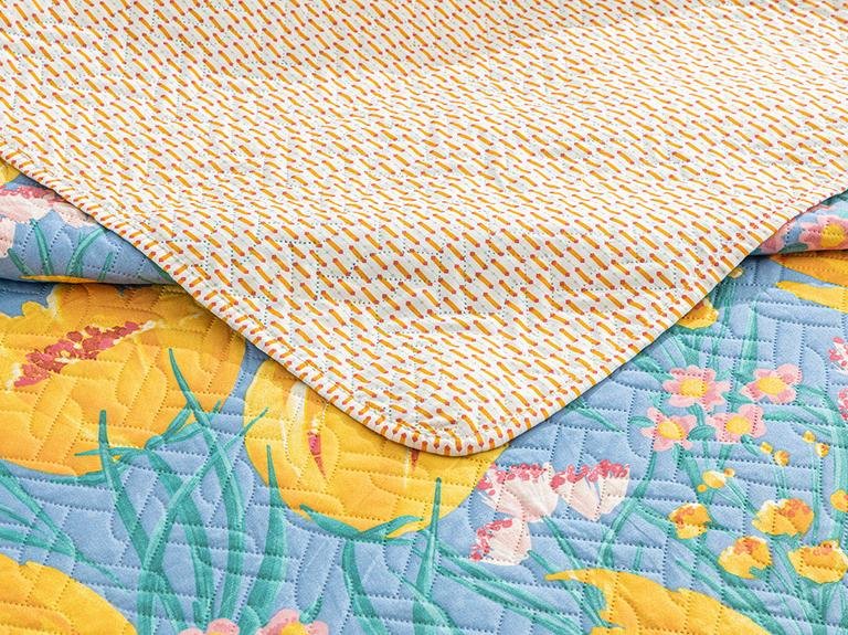Двойная многофункциональная крышка Tulip Paradise 200x220 см, синяя