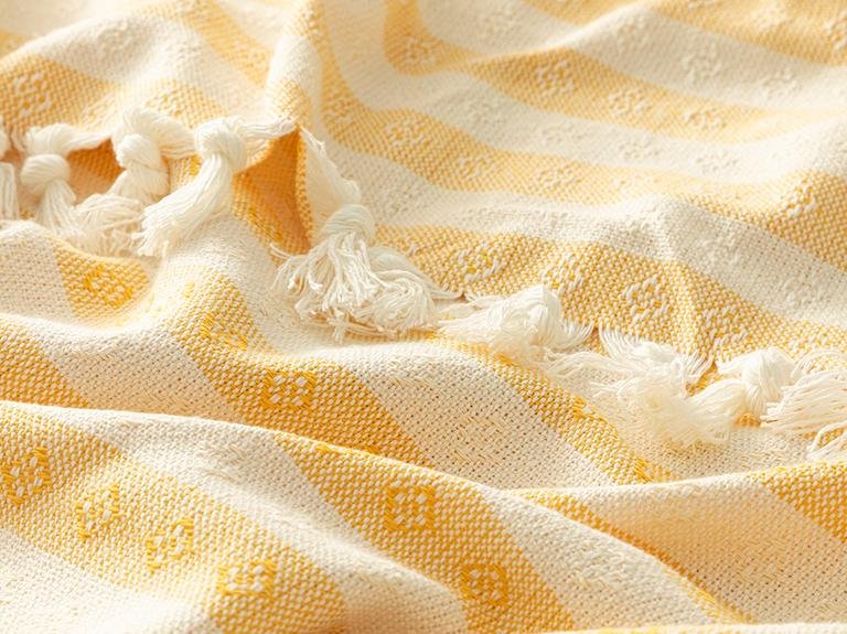 Belle Woven Двуспальное Покрывало 240 x 260 см Желтый
