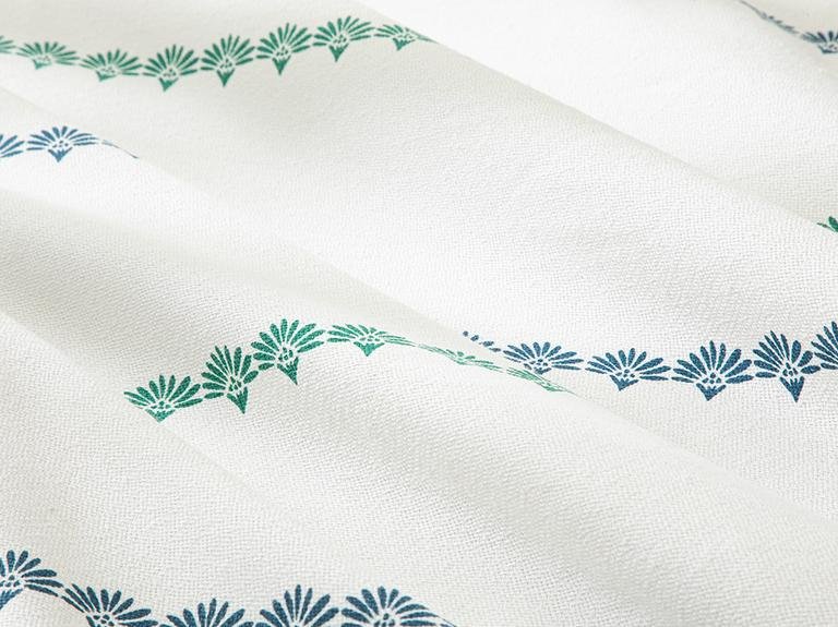 Treelines Printed Double Pique 200x220 см темно-сине-зеленый