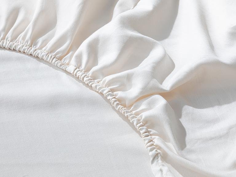 Lystra Striped Cotton Satin Double пододеяльник 200X220 см цвета слоновой кости
