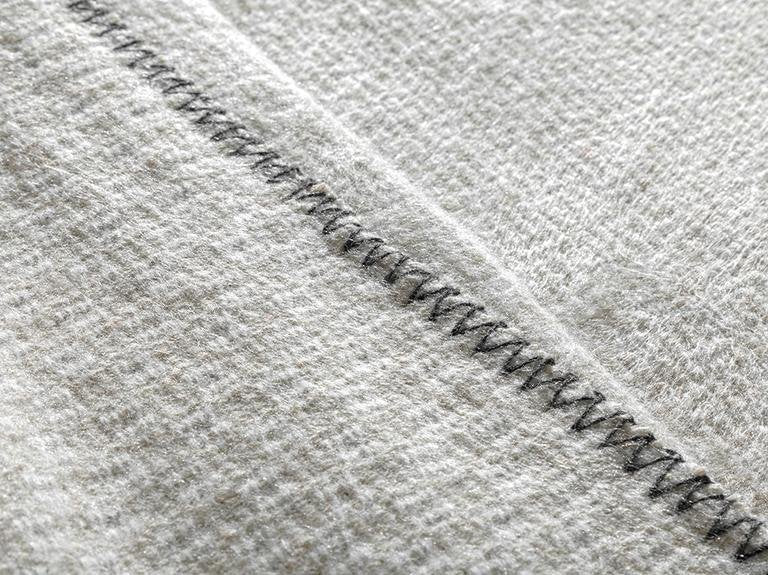 Одеяло двойное Triple Stripe Scotch 200x220 см коричнево-антрацитовое