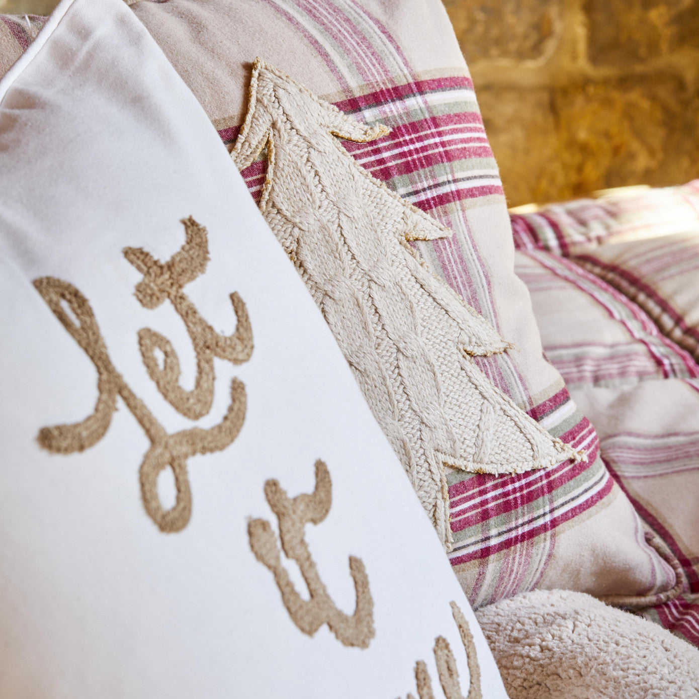 Karaca Home Woodland Beige Single Cosy Comfort Set