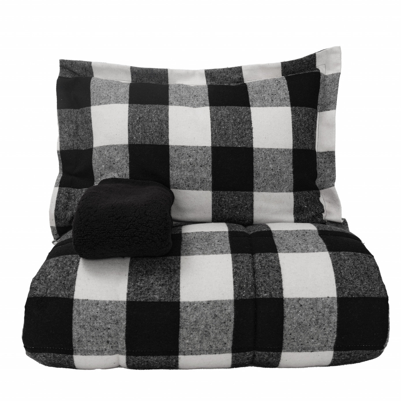 Karaca Home Mountain Black-White Double Cosy Comfort