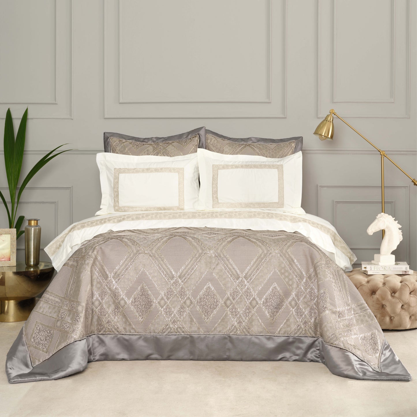Karaca Home Liosel Mink Набор из 9 предметов Private Duet