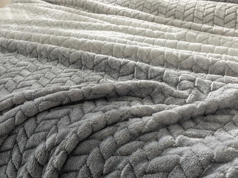 Одеяло Moonlight Ombre Super Soft Single 150x200 см серо-антрацитовое