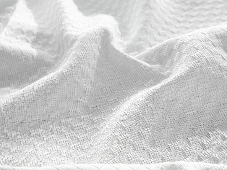 Bubble Cotton Single Pique 160X230 см, белый