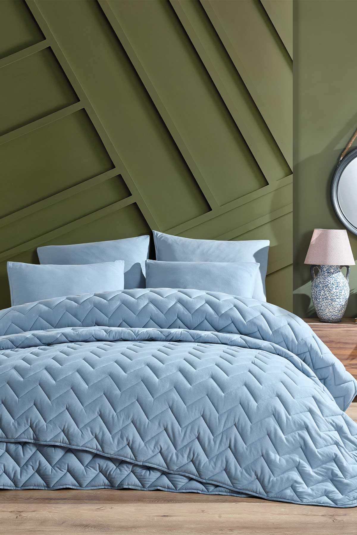 Комплект для сна Comfort нового поколения - 3 предмета Plume Blue (160x220см)