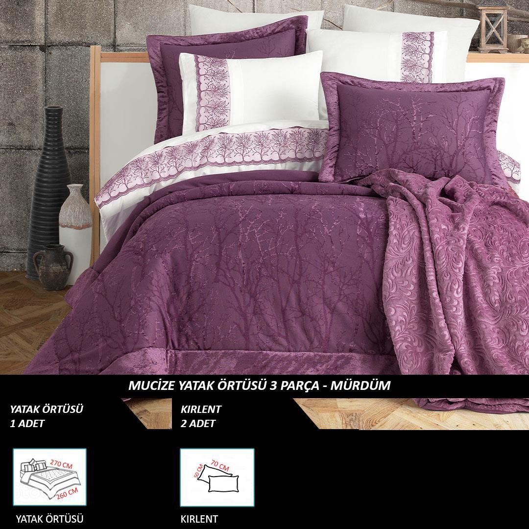 Комплект постельного белья с двойным волокнистым наполнителем Velvet Miracle Plum