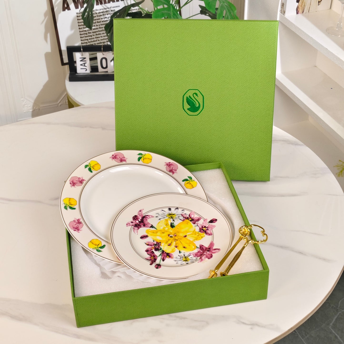 Swarovski чайно столовый сервиз
