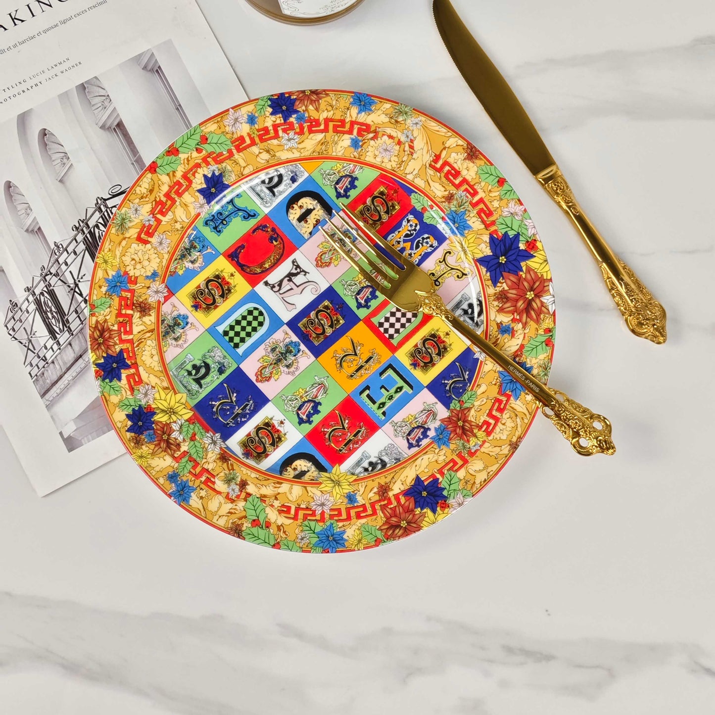 Versace чайно столовый набор