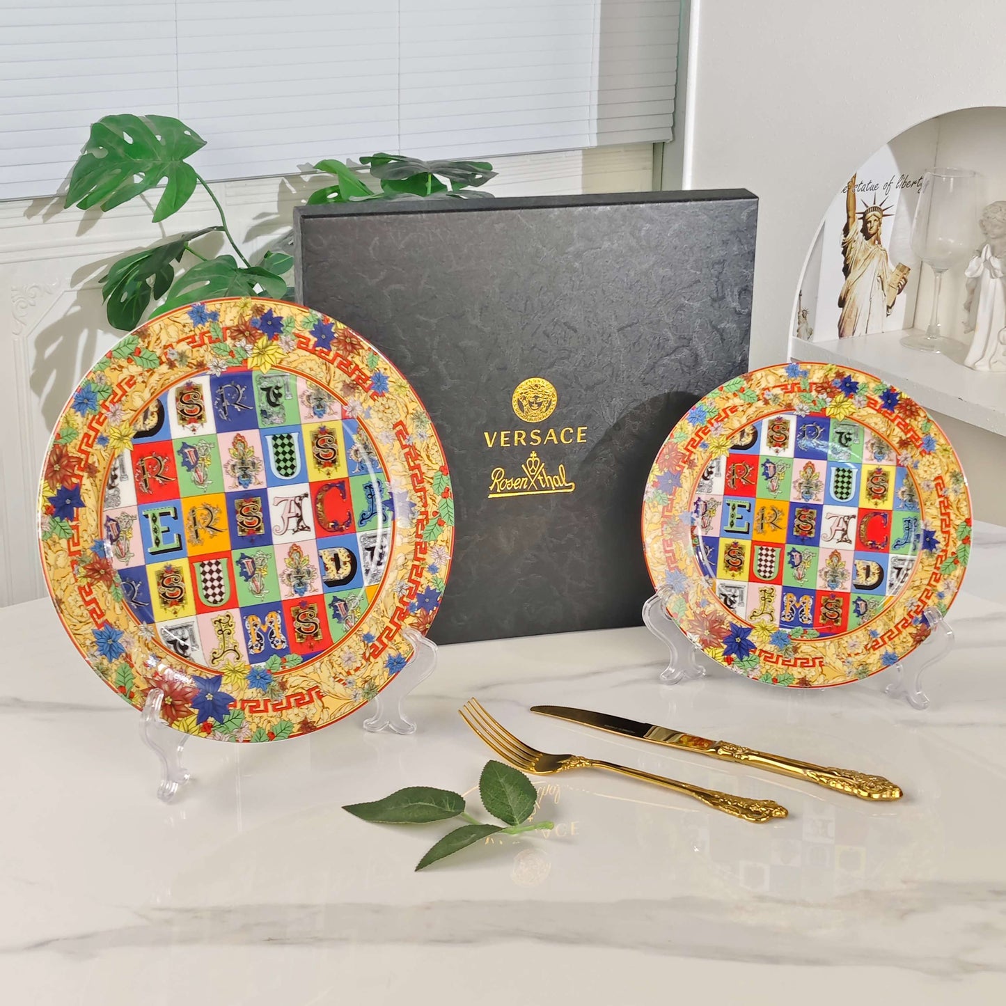 Versace чайно столовый набор