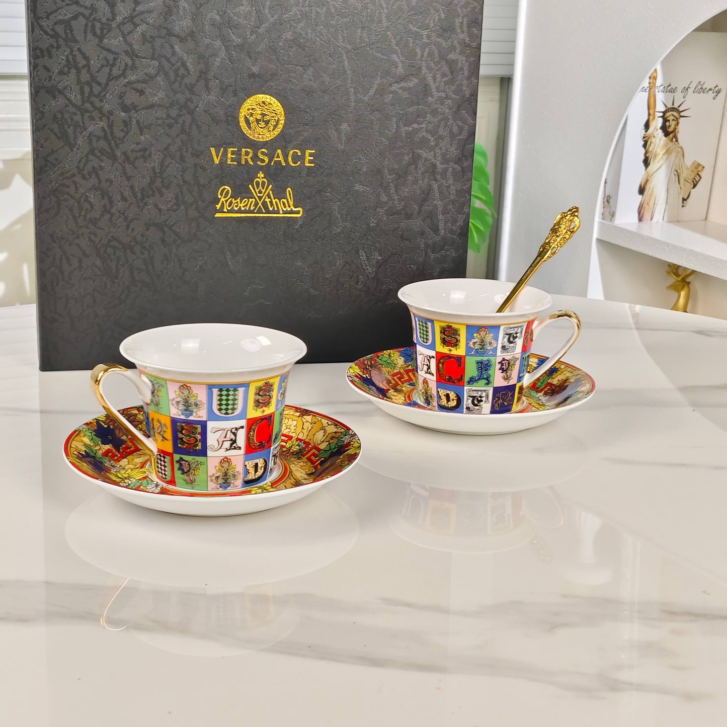 Versace чайно столовый набор