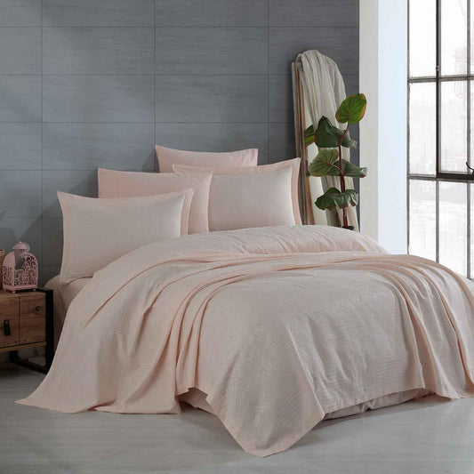 Комплект постельного белья Double Cotton Napoli Powder (3 шт.)