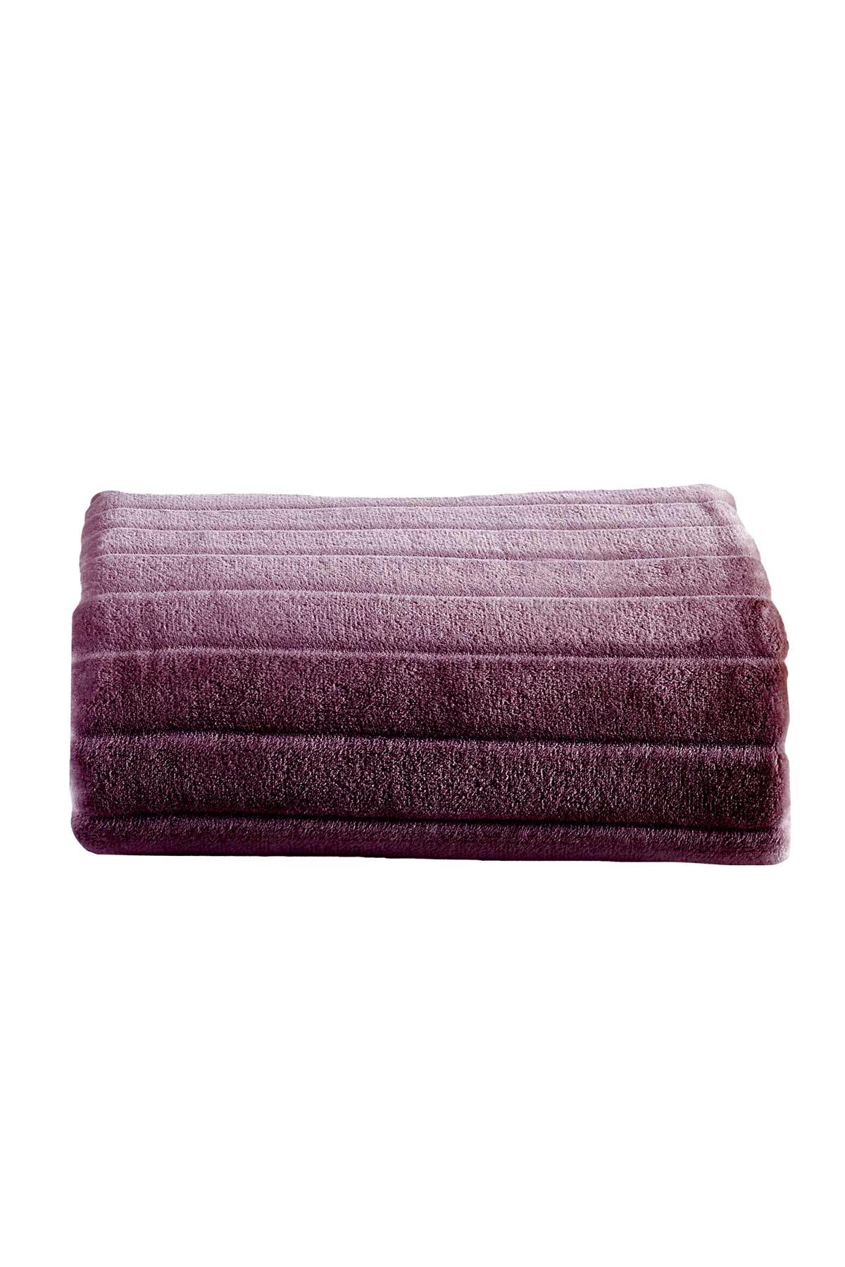 Меховое одеяло Embos Double Noa Plum