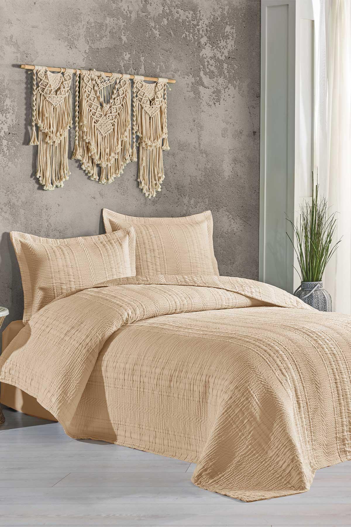 Покрывало для кровати Double Matilda Cappuccino (240x250см)