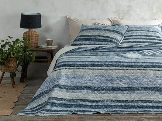 Многофункциональное покрывало River King Size 240X220 см, синее