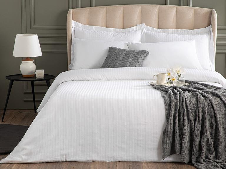 Набор пододеяльников Starry Poplin King Size 240x220 см, белый