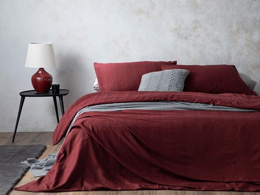 Aurora Silky Touch Single пододеяльник 160x220 см бордовый красный