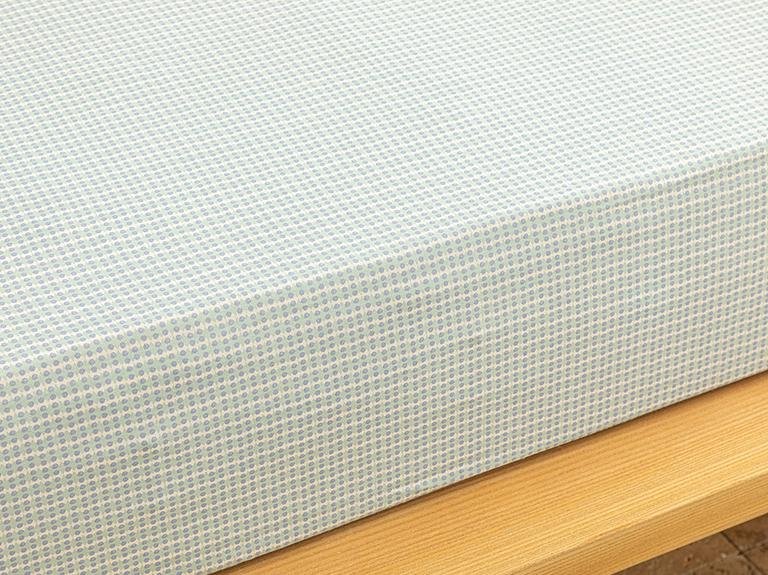 Wave Dots Легко гладить Односпальная простыня 160x240 см Seledon