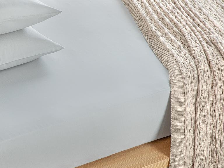 Комплект постельного белья Novella Premium Soft Cotton Double Elastic 160x200 см, серый