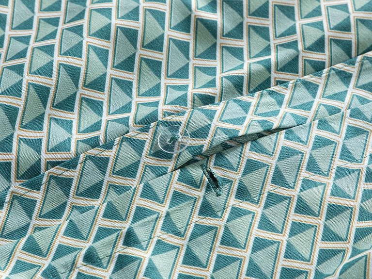 Trio Tile Easy to Iron Single пододеяльник набор 160x220 см зеленый