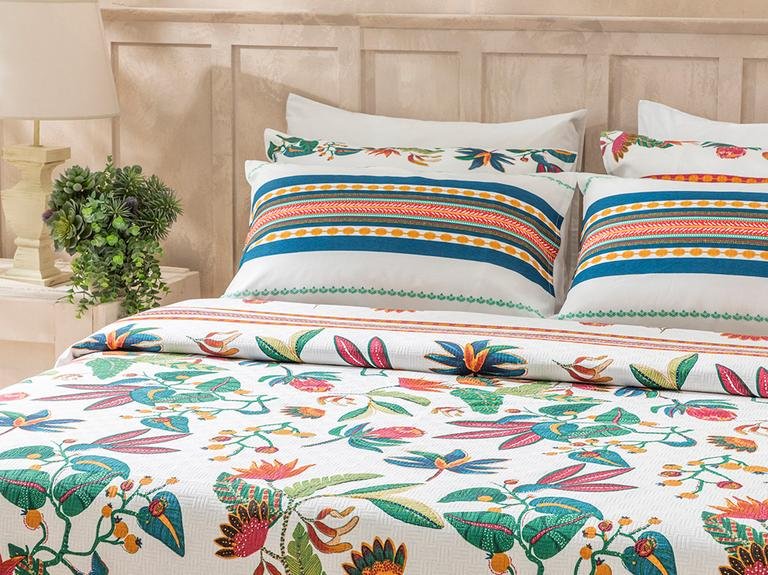 Exotic Garden Printed Single Pique 150x220 см темно-зеленый