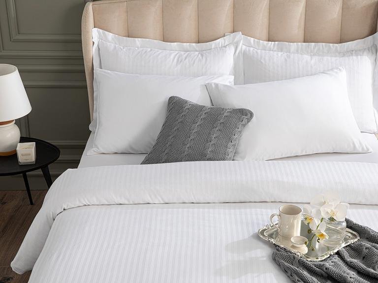 Набор пододеяльников Starry Poplin King Size 240x220 см, белый