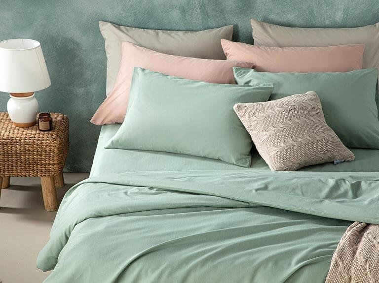 Пододеяльник Novella Premium Soft Cotton Single пододеяльник 160x220 см Seledon