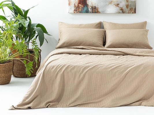 Набор пододеяльников для пуховых одеял Crystal Silky Twill Super King 260X220 см, античное золото
