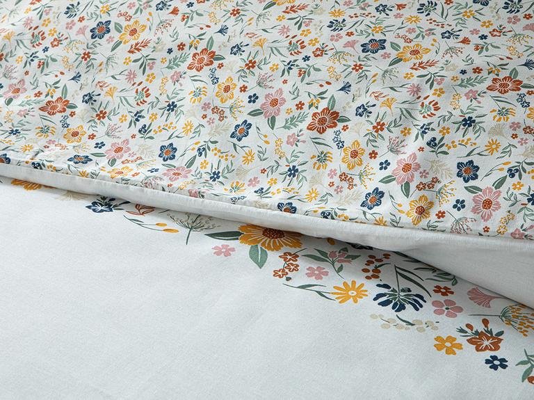Комплект хлопковых пододеяльников Bloomy Lines 200x220 см желтый