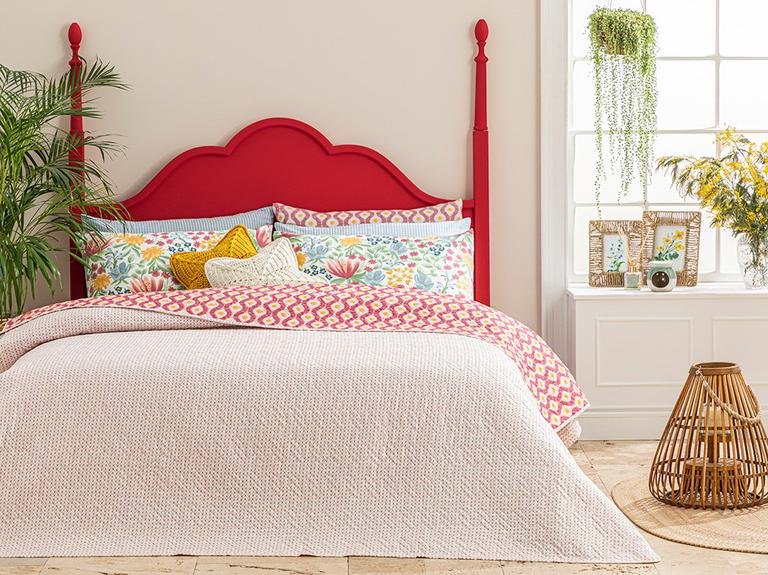 Универсальный чехол Sunny Side King Size 240x220 см розовый