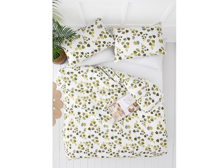 Набор пододеяльников Summer Ivy Crepe King Size 240x220 см, зеленый