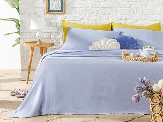 Набор Cool Stripe Soft Touch Single Pique 150x220 см с гортензией