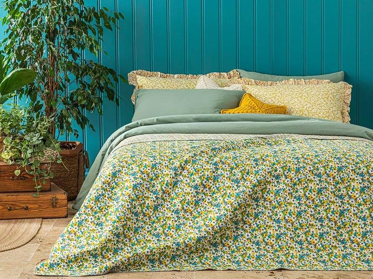 Универсальная обложка Classic Pretty King Size 240x220 см, желтая
