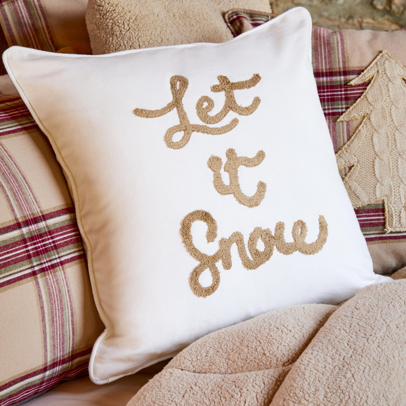 Karaca Home Woodland Beige Single Cosy Comfort Set