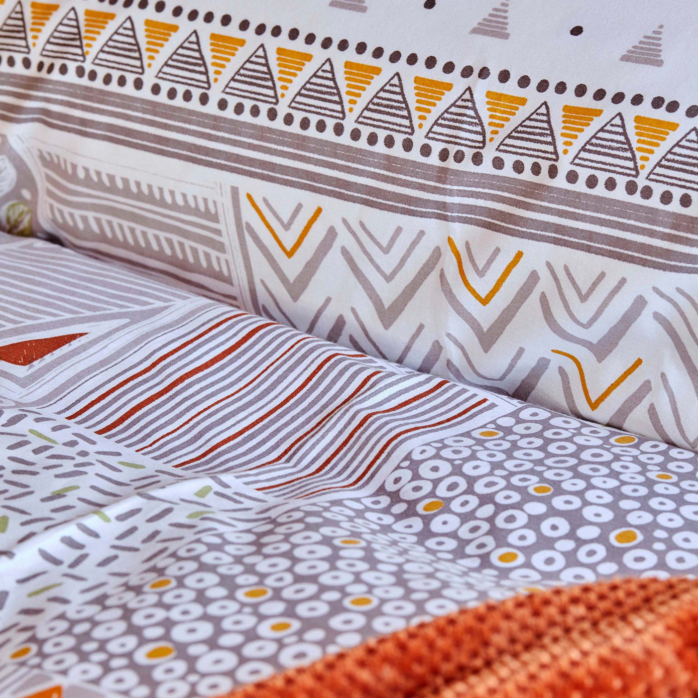 Комплект пододеяльников Karaca Home Halig из 100% хлопка с двойным пике