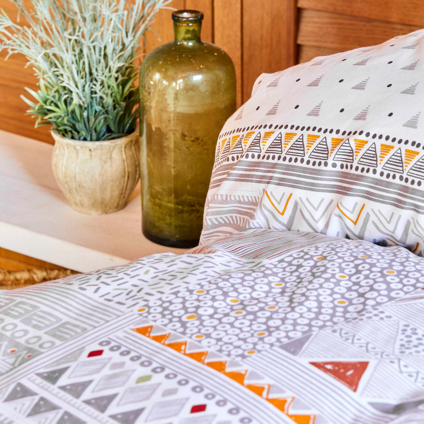 Комплект пододеяльников Karaca Home Halig из 100% хлопка с двойным пике