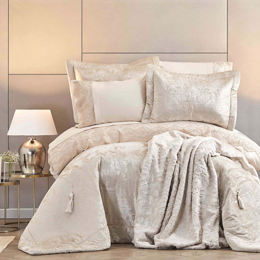 Karaca Home Valeria Best Gold Набор для приданого из 8 предметов
