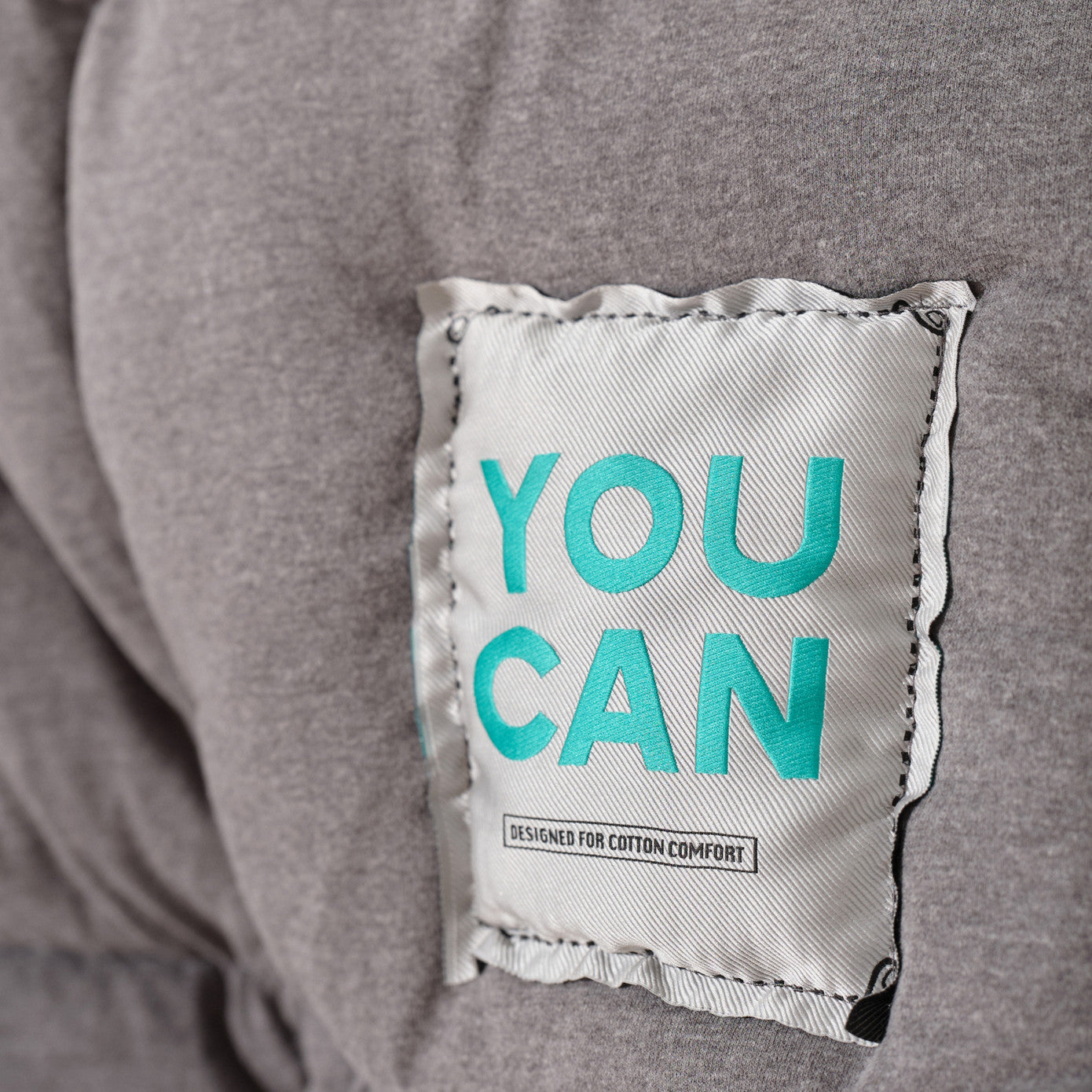 Комплект двуспального постельного белья Karaca Home Motto Cotton Comfort Серый
