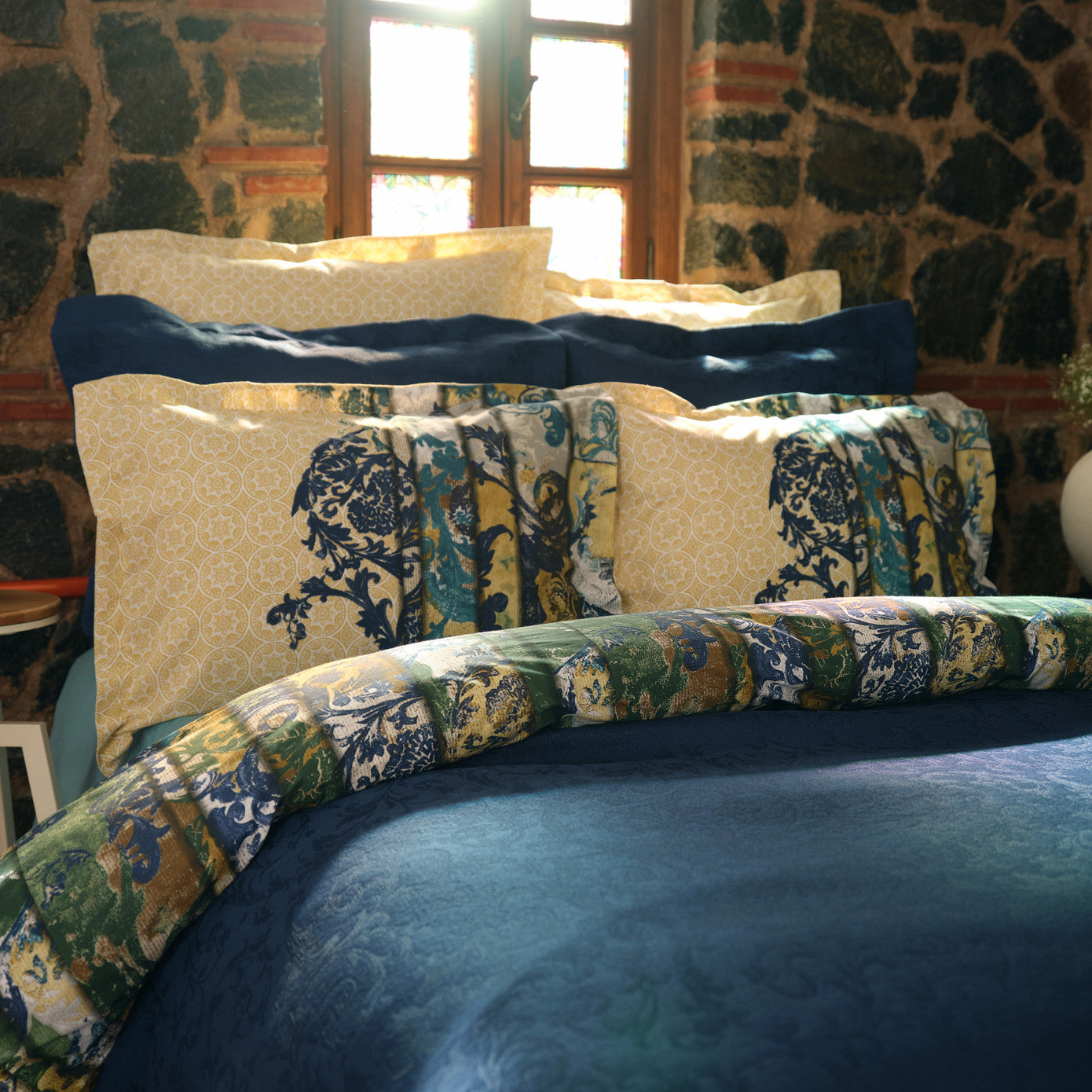 Karaca Home Ornella Indigo Double Duet Set