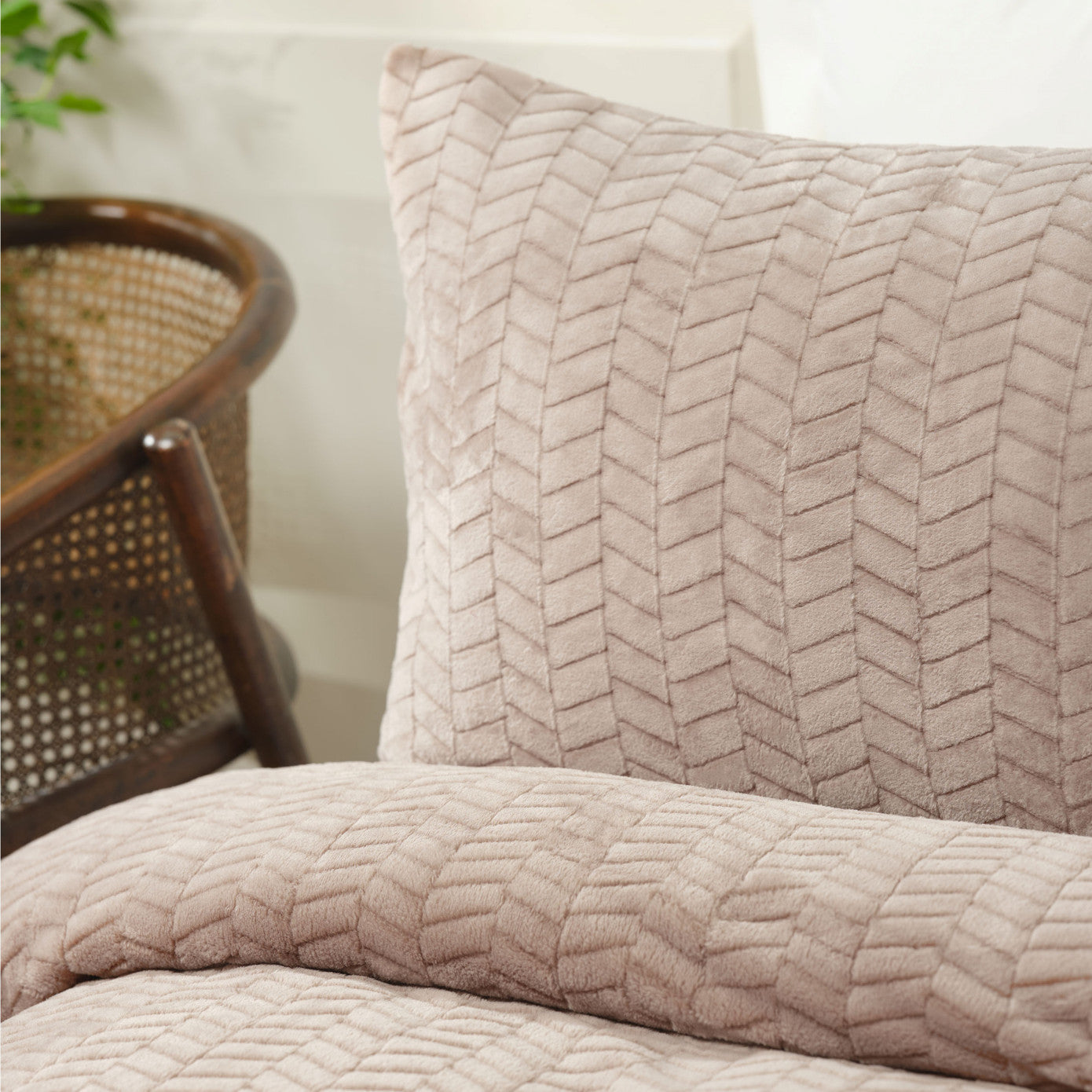 Karaca Home Rosie Beige Двуспальное покрывало Wellsoft