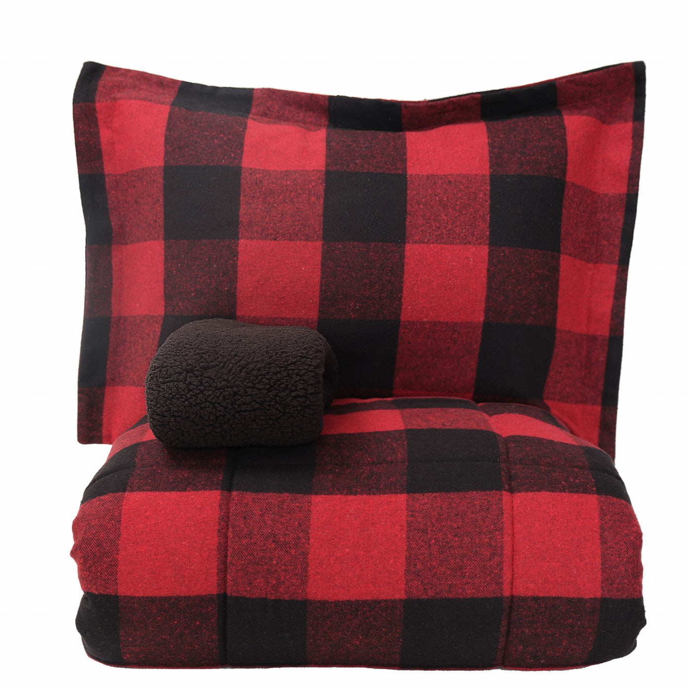 Karaca Home Mountain Red-Black Double Cosy Comfort