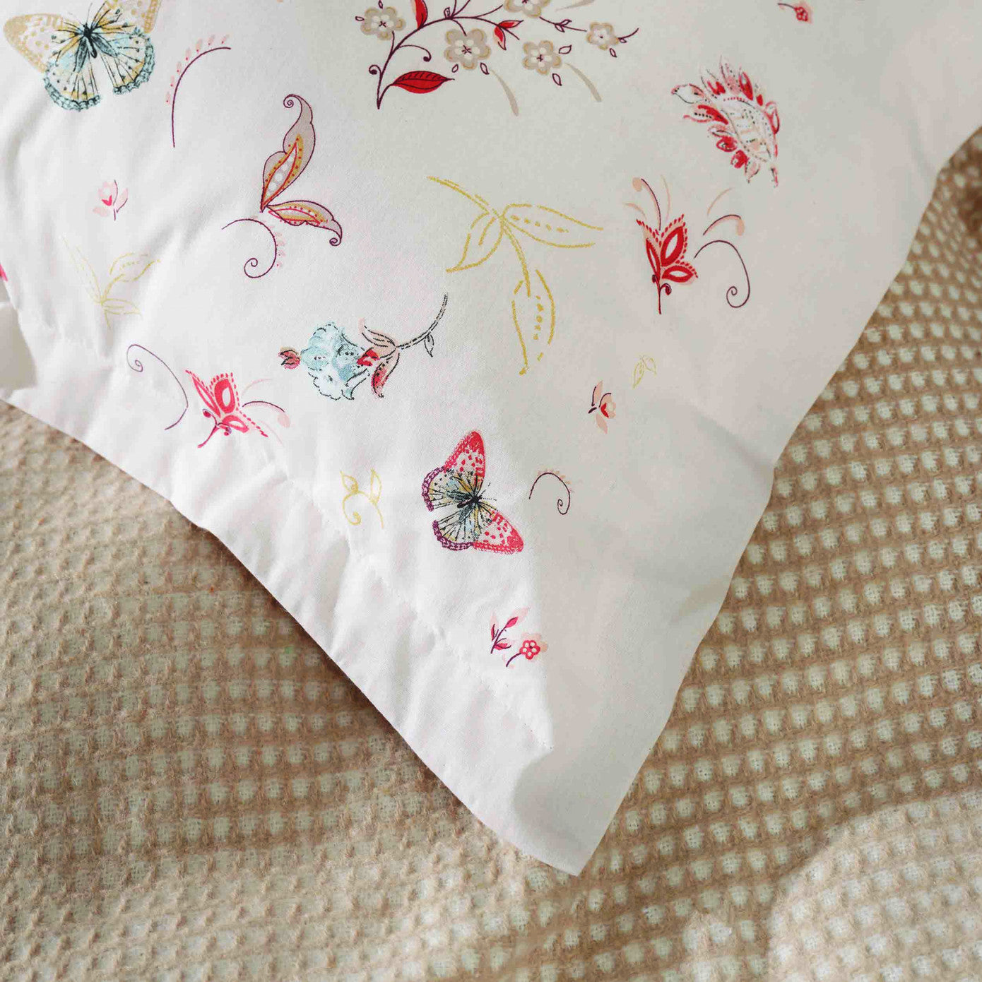 Комплект постельного белья Karaca Home Luna Beige с двойным одеялом