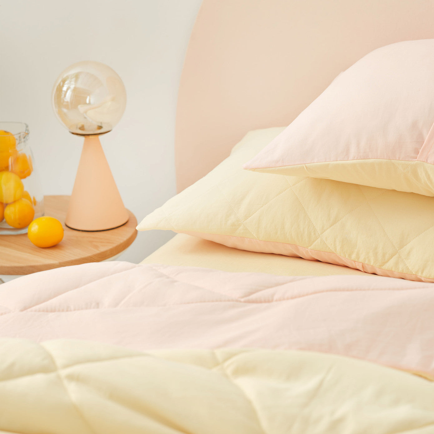 Двухместный спальный комплект Karaca Home Smart Comfort Lemon