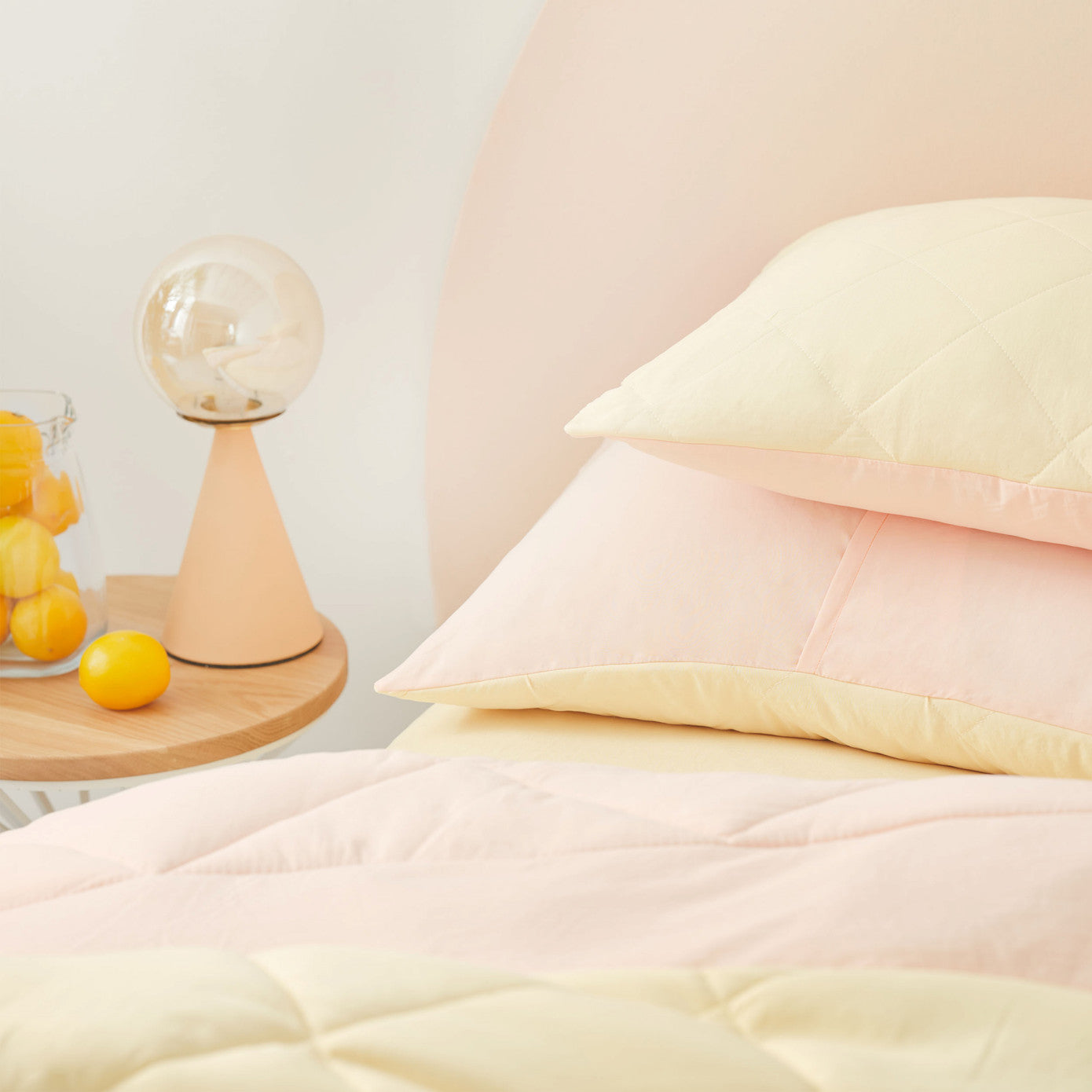 Двухместный спальный комплект Karaca Home Smart Comfort Lemon