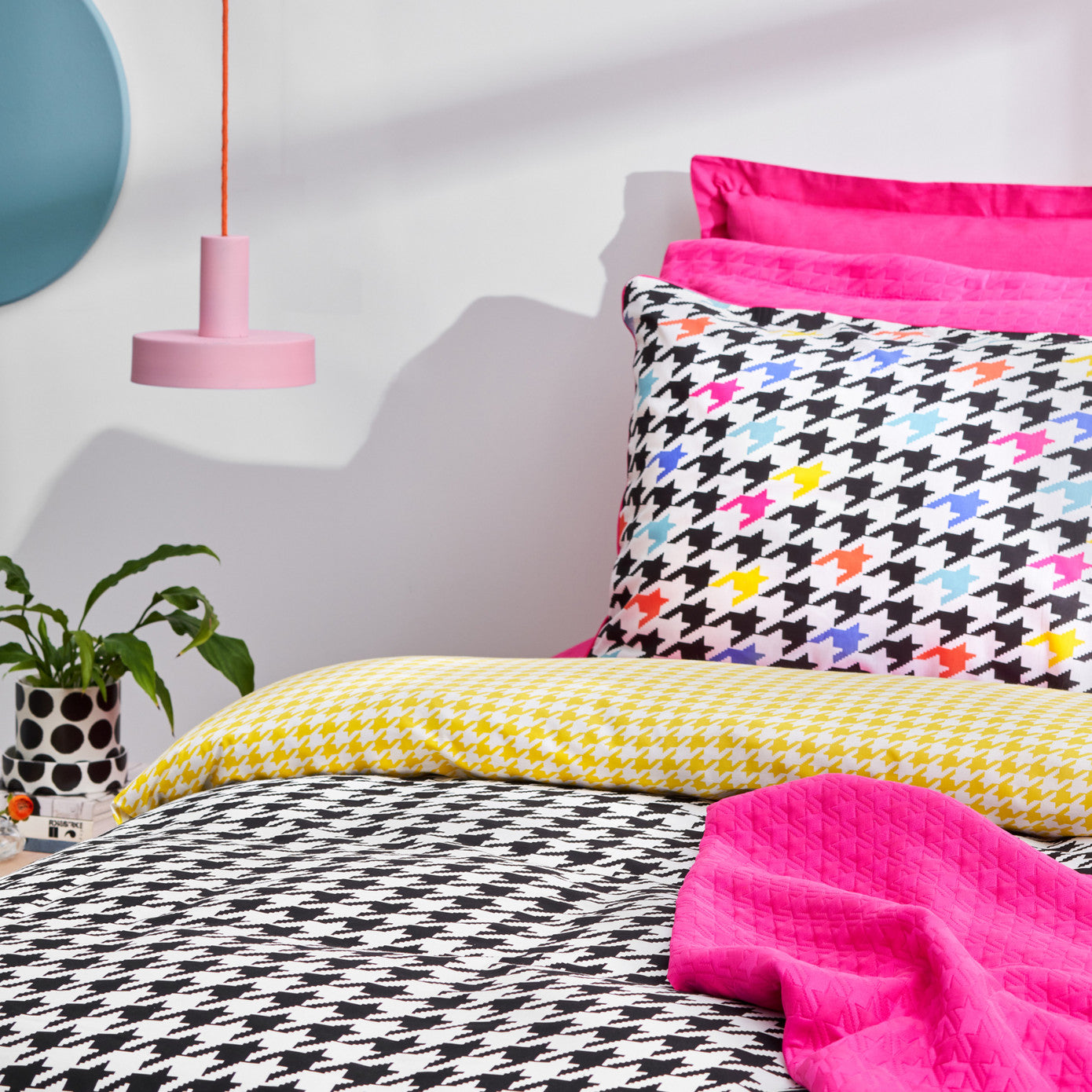 Karaca Home Reyna Double Duet Set Фуксия