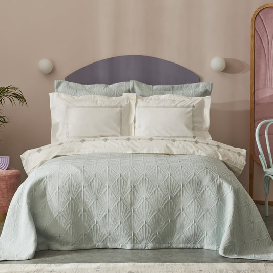 Karaca Home Diamond Double Duet Set Синий